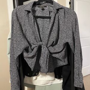 Front Tie Top Size S